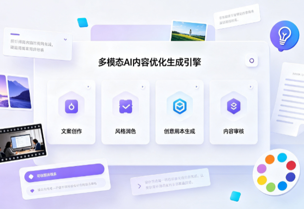 莲湖区AI智能内容优化创新 多模态生成技术丰富数字内容创作生态